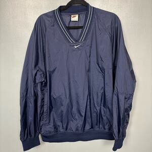 Vintage 90’s Nike Navy Blue Pullover Jacket Large